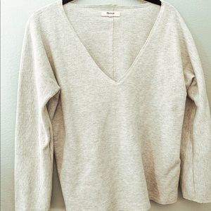 Beige Grey Madewell Sweater